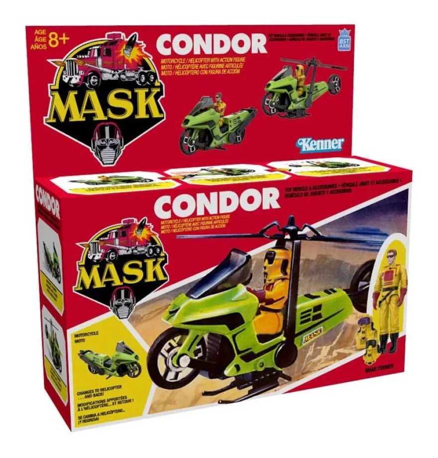 M.A.S.K. Actionfigur mit Fahrzeug Vehicle Condor 15 cm