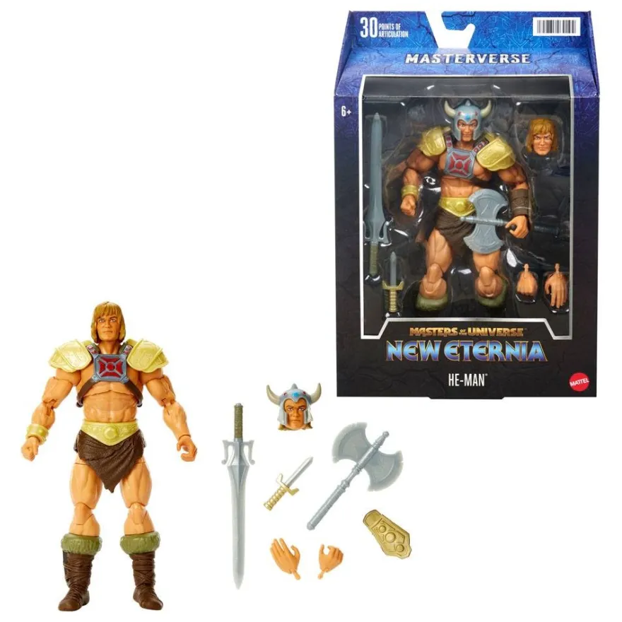 Masters of the Universe Masterverse New Eternia Actionfigur He-Man (Viking)