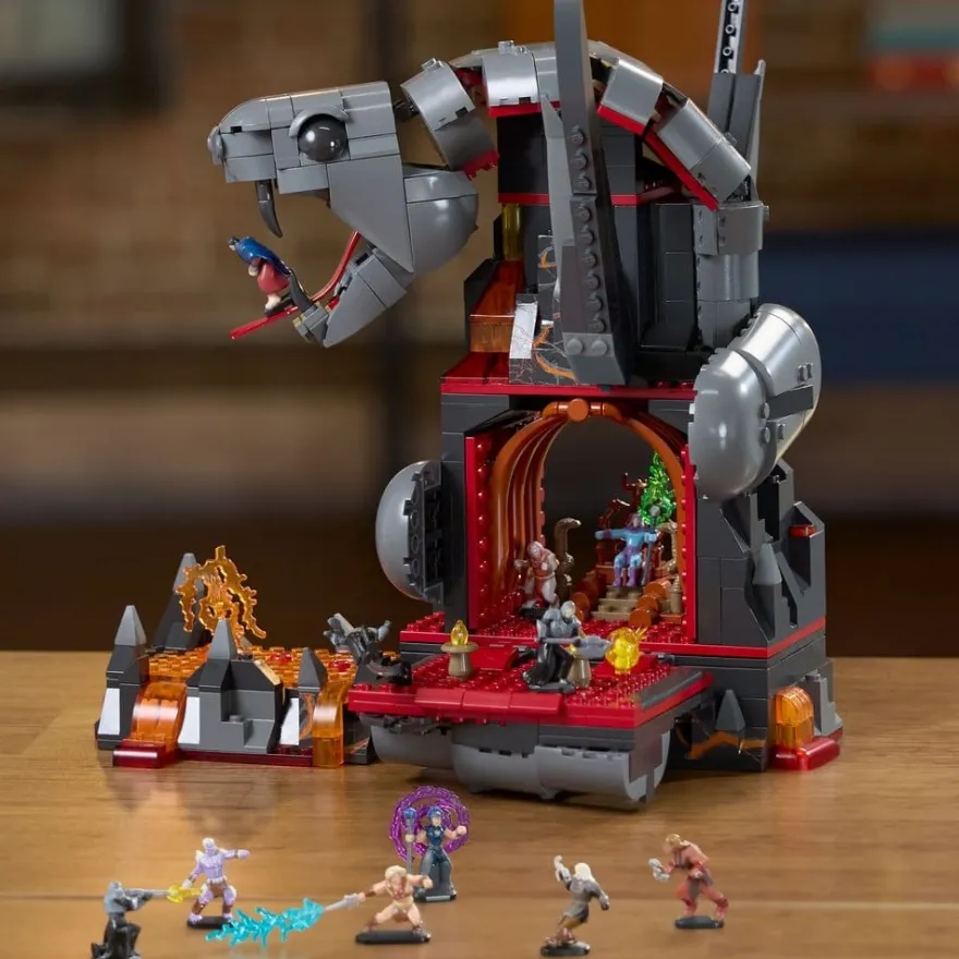 Masters of the Universe Mattel Brick Shop Bauset Snake Mountain