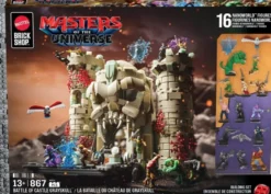 Masters of the Universe Mattel Brick Shop Bauset Castle Grayskull