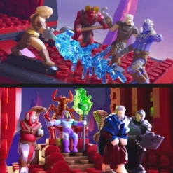Masters of the Universe Mattel Brick Shop Bauset Snake Mountain