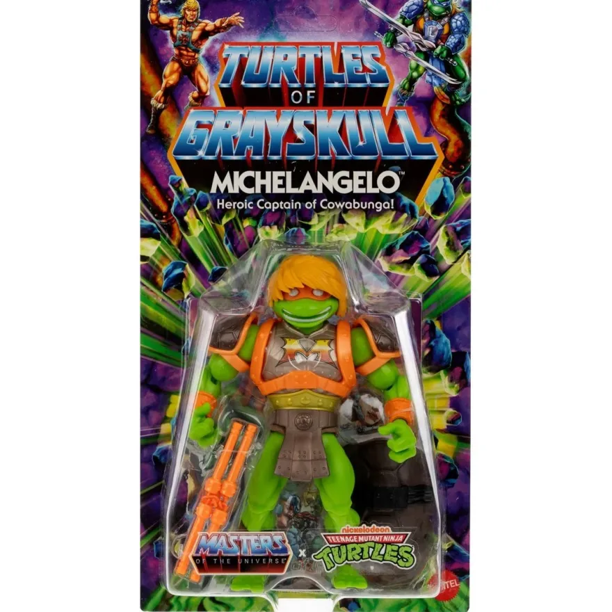 Masters of the Universe Origins Turtles of Grayskull Wave 3 Michelangelo Actionfigur
