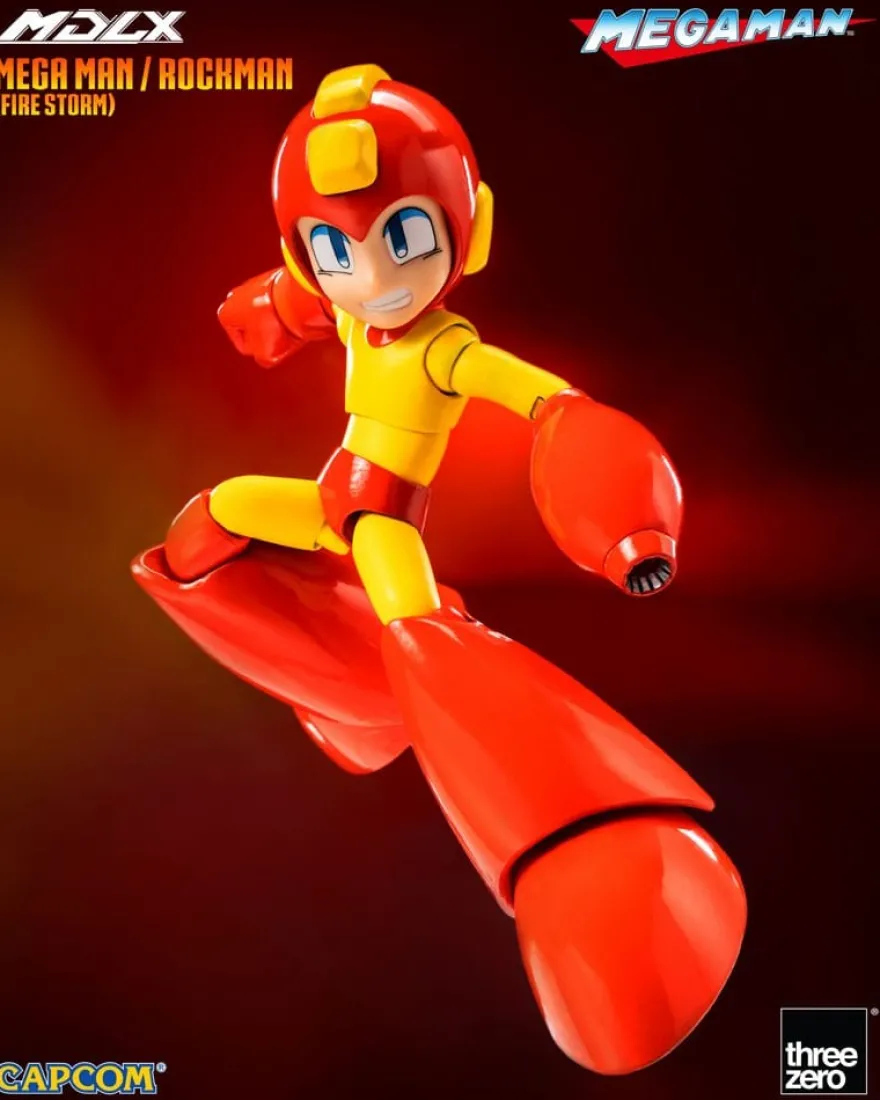 Mega Man MDLX Actionfigur Mega Man / Rockman (Fire Storm) 10 cm