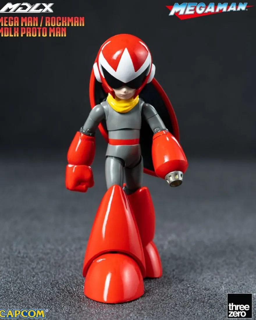 Mega Man MDLX Actionfigur Rockman / Mega Man Proto Man 10 cm