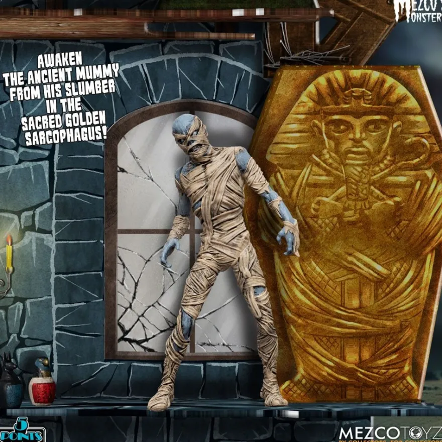 Mezco's Monsters '5 Points' Actionfiguren Tower of Fear Deluxe Box-Set