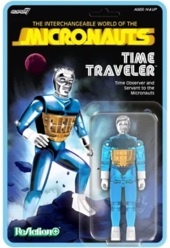 Micronauts ReAction+ Actionfigur Wave 03 Time Traveler (Translucent Blue) 10 cm