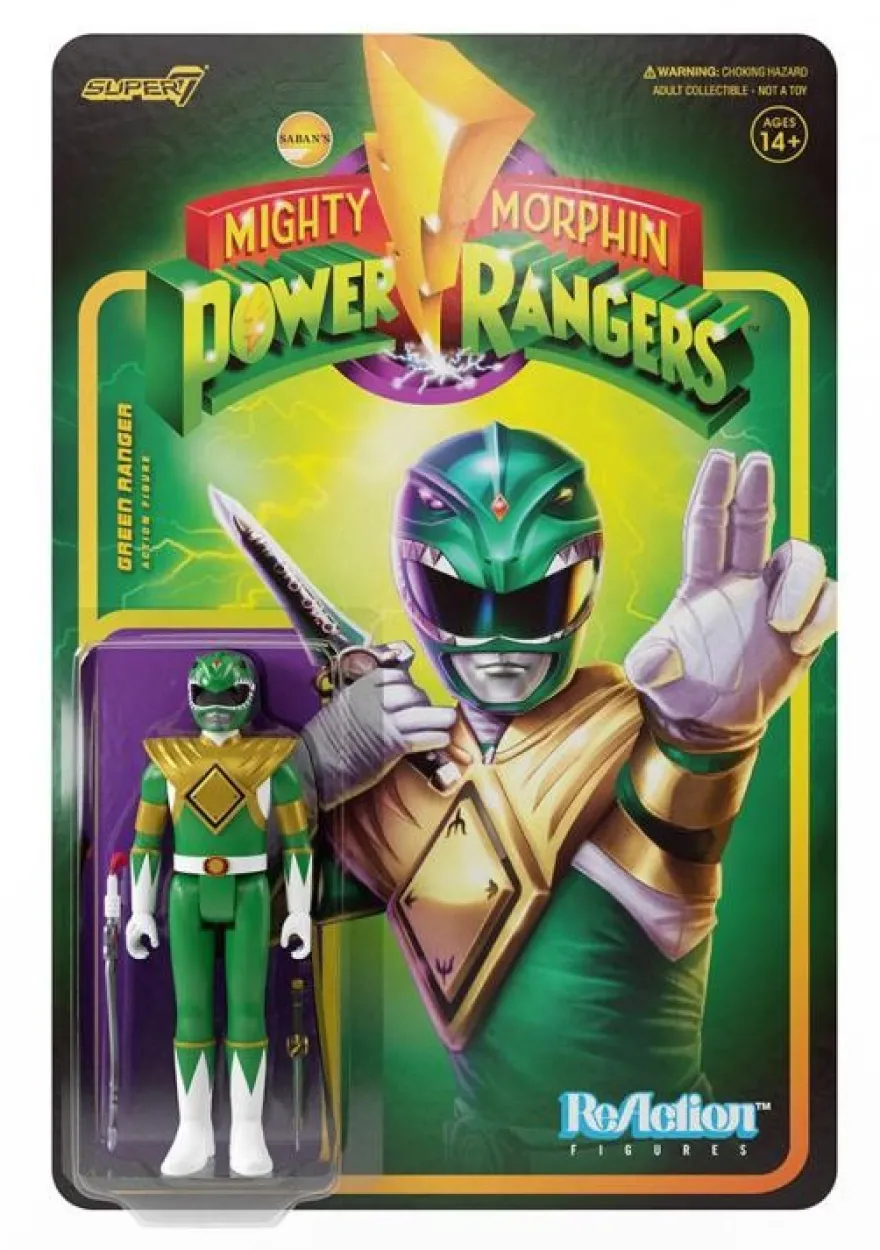 Mighty Morphin' Power Rangers ReAction Actionfigur Green Ranger