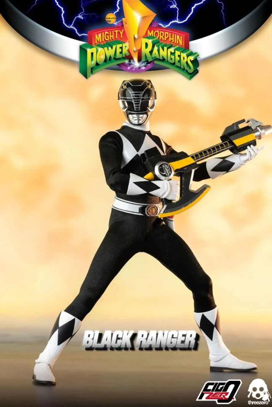 Mighty Morphin Power Rangers FigZero Actionfigur 1/6 Black Ranger