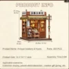 Miniature House Model Kit Antique Bookery of Kyoto 18 x 15 cm