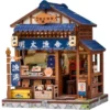 Miniature House Model Kit Fukuoka Mentaiko Kitchen 11 x 9 cm