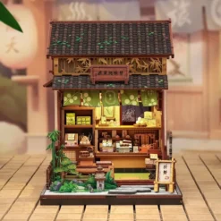 Miniature House Model Kit Kanmi-dokoro Kurihara 19 x 15 cm