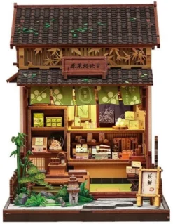 Miniature House Model Kit Kanmi-dokoro Kurihara 19 x 15 cm