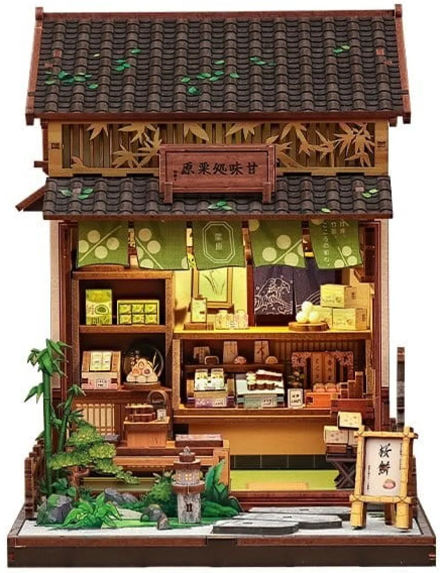 Miniature House Model Kit Kanmi-dokoro Kurihara 19 x 15 cm