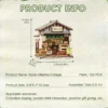 Miniature House Model Kit Kyoto Matcha Cottage 11 x 9 cm