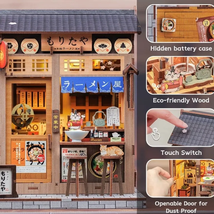 Miniature House Model Kit Morita-Ya 21 x 16 cm