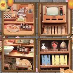 Miniature House Model Kit Morita-Ya 21 x 16 cm