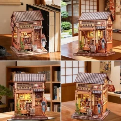 Miniature House Model Kit Sakura O Kimono Shop 19 x 14 cm
