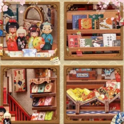 Miniature House Model Kit Tsukino Eogi-dou 19 x 14 cm