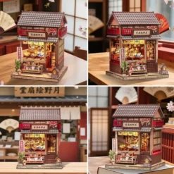 Miniature House Model Kit Tsukino Eogi-dou 19 x 14 cm