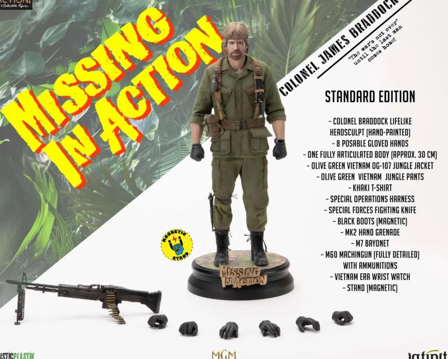 Missing In Action Colonel James Braddock 1/6 Actionfigur Standard Edition