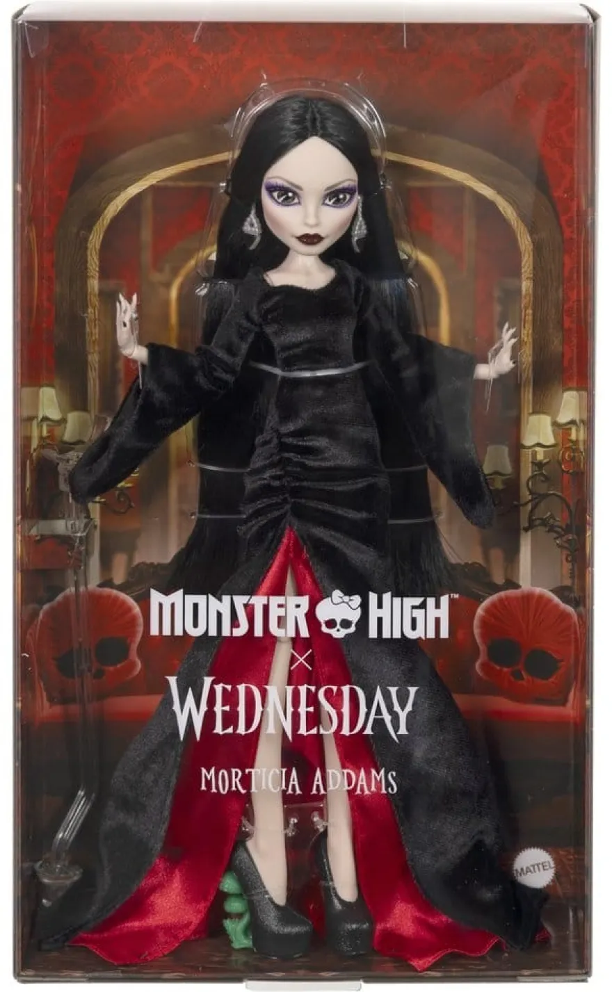 Monster High x Wednesday Collector Puppe Morticia Addams