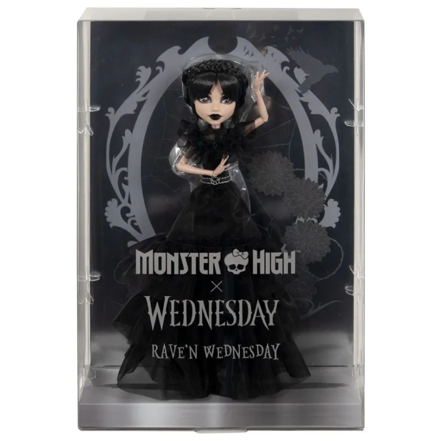 Monster High x Wednesday Puppe Rave'n Wednesday