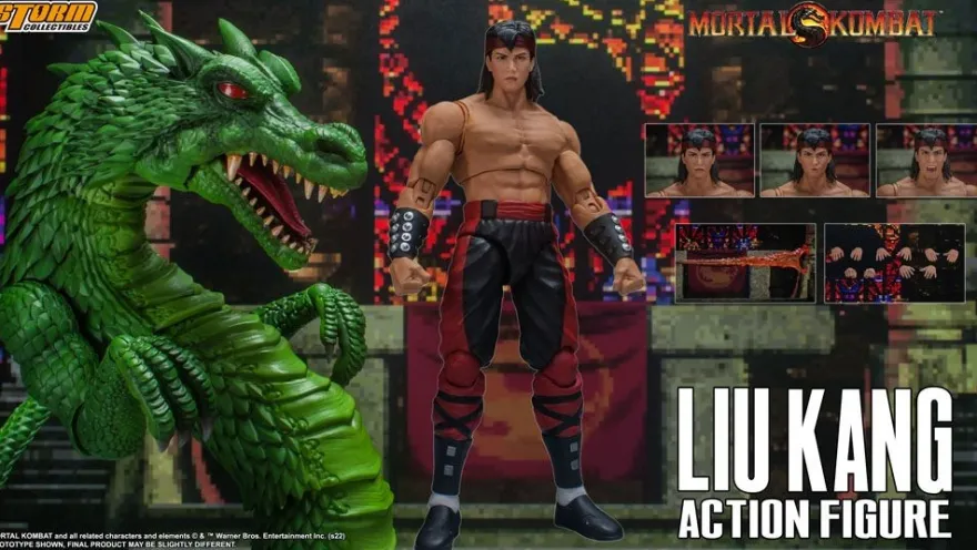 Mortal Kombat Actionfigur 1/12 Liu Kang mit Drachen