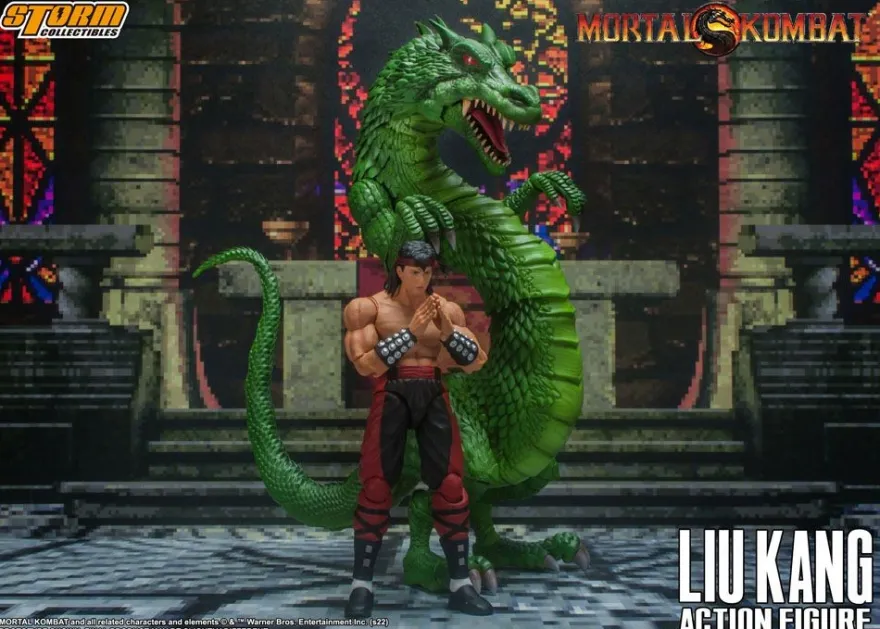 Mortal Kombat Actionfigur 1/12 Liu Kang mit Drachen