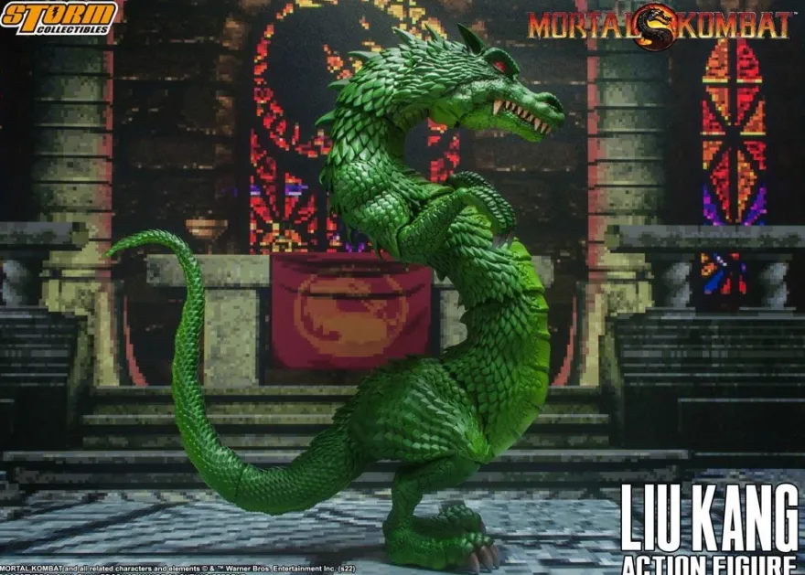 Mortal Kombat Actionfigur 1/12 Liu Kang mit Drachen