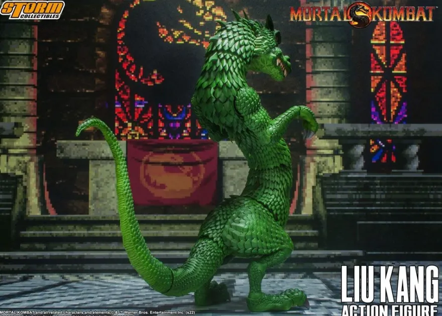 Mortal Kombat Actionfigur 1/12 Liu Kang mit Drachen