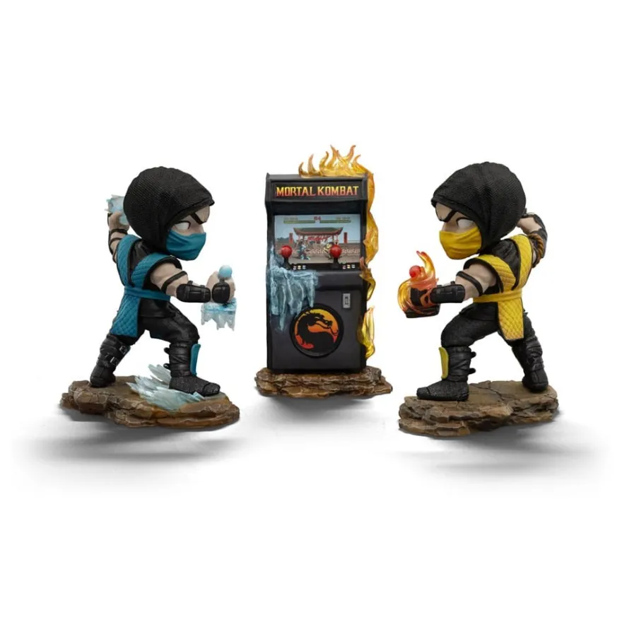 Mortal Kombat Mini Co. PVC Figuren Scorpion vs. Subzero Arcade Set 15 cm