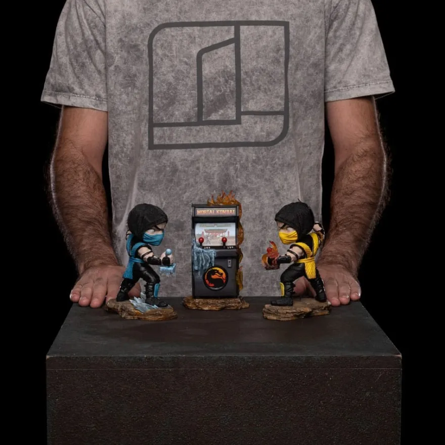 Mortal Kombat Mini Co. PVC Figuren Scorpion vs. Subzero Arcade Set 15 cm