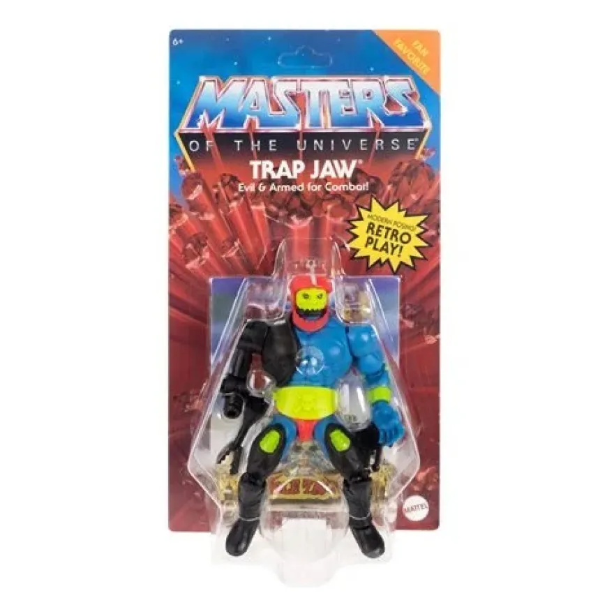MOTU Origins Core Wave 20 Cartoon Collection Trap Jaw Actionfigur- US Version