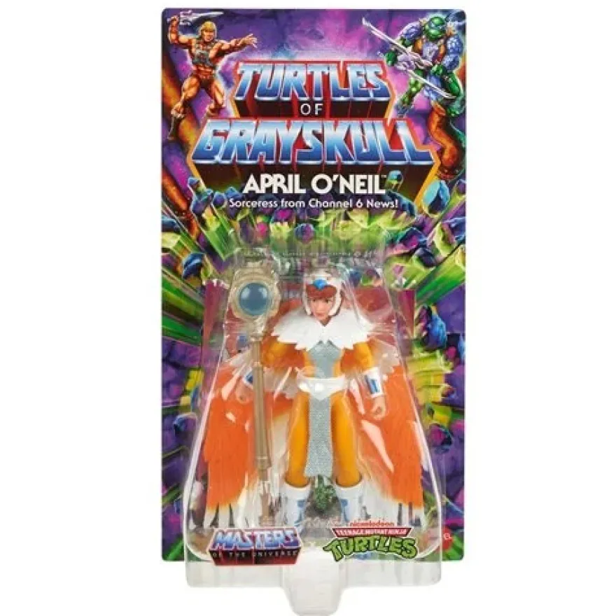 MOTU Origins Turtles of Grayskull Wave 4 April O'Neil Actionfigur