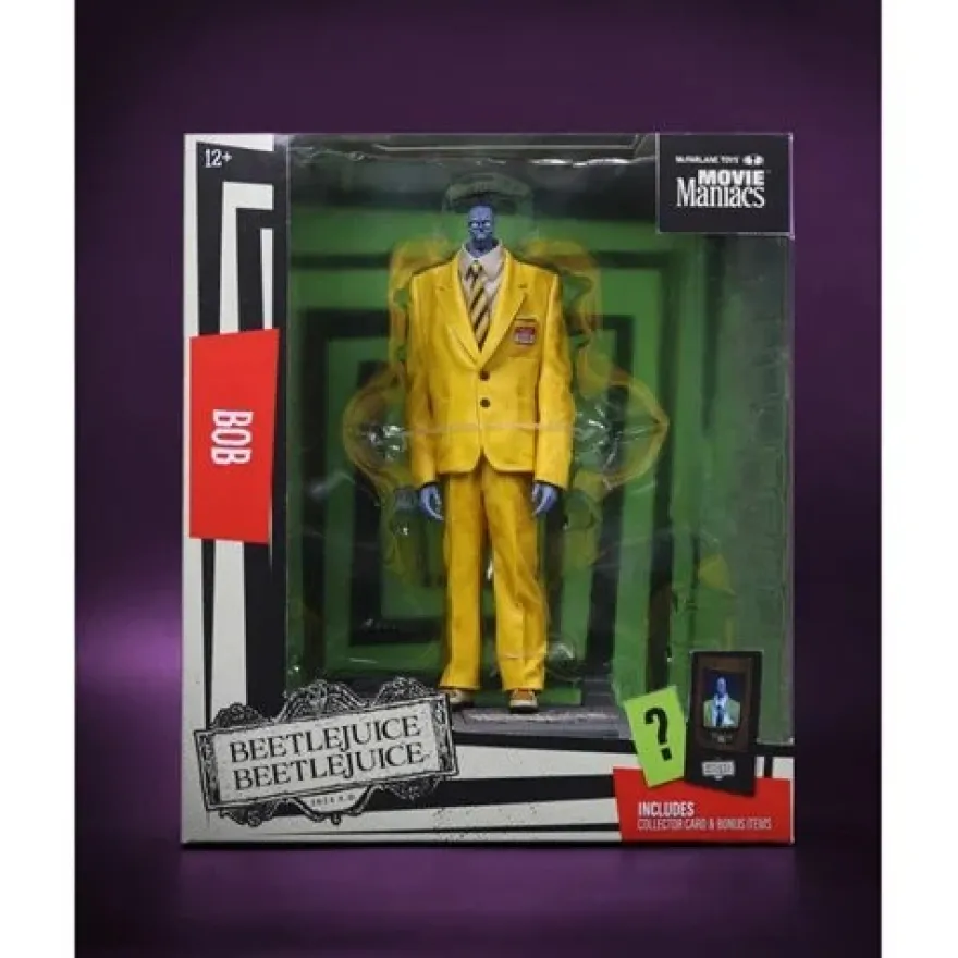 Movie Maniacs Beetlejuice Beetlejuice Wave 2 Bob 15 cm Posed Figure