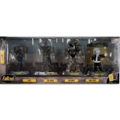 Movie Maniacs Fallout Lucy, Maximus, The Ghoul, and Vault Boy Posed Figure 4-Pack