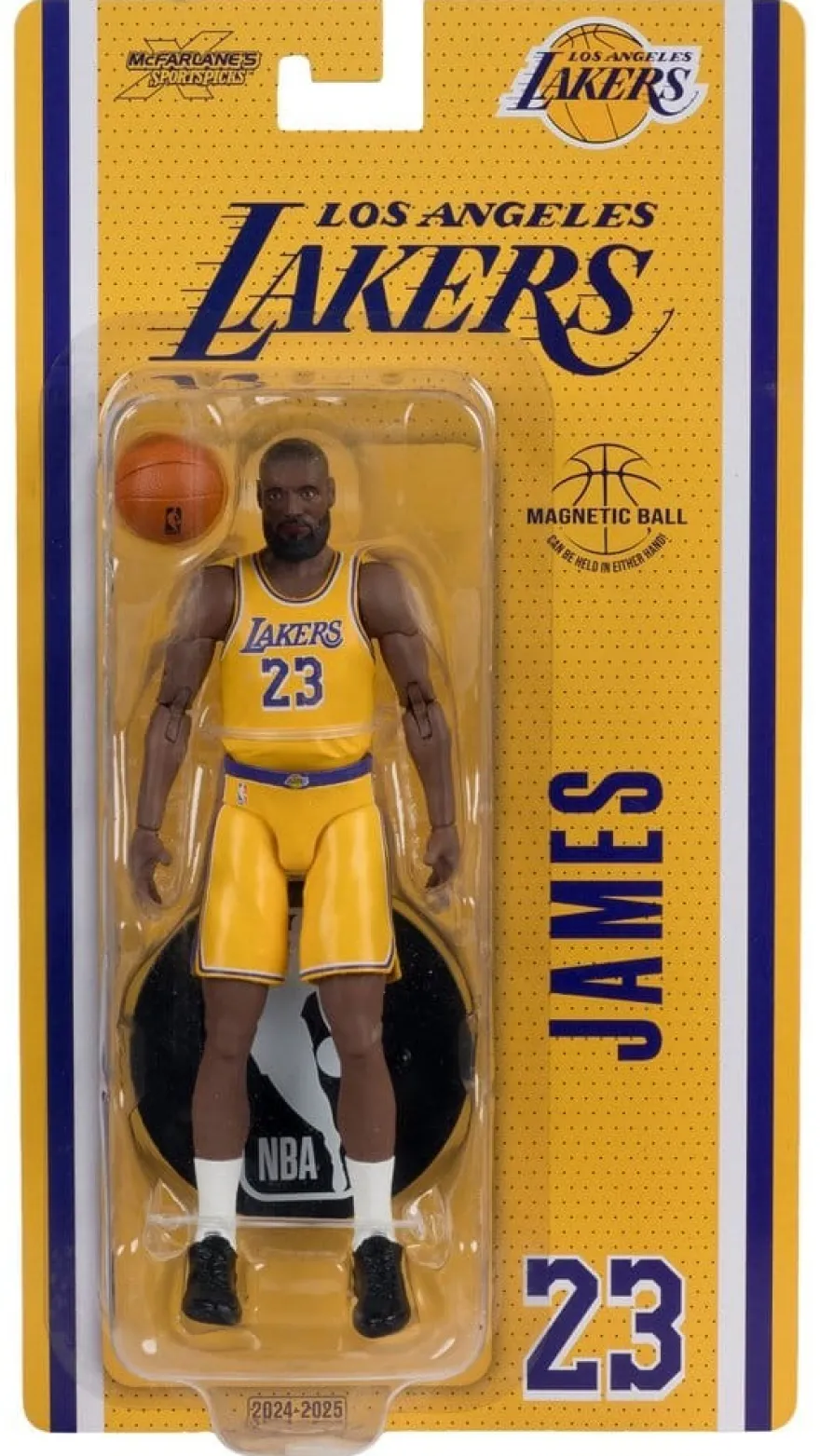 NBA SportsPicks Actionfigur Lebron James (Los Angeles Lakers) 16 cm