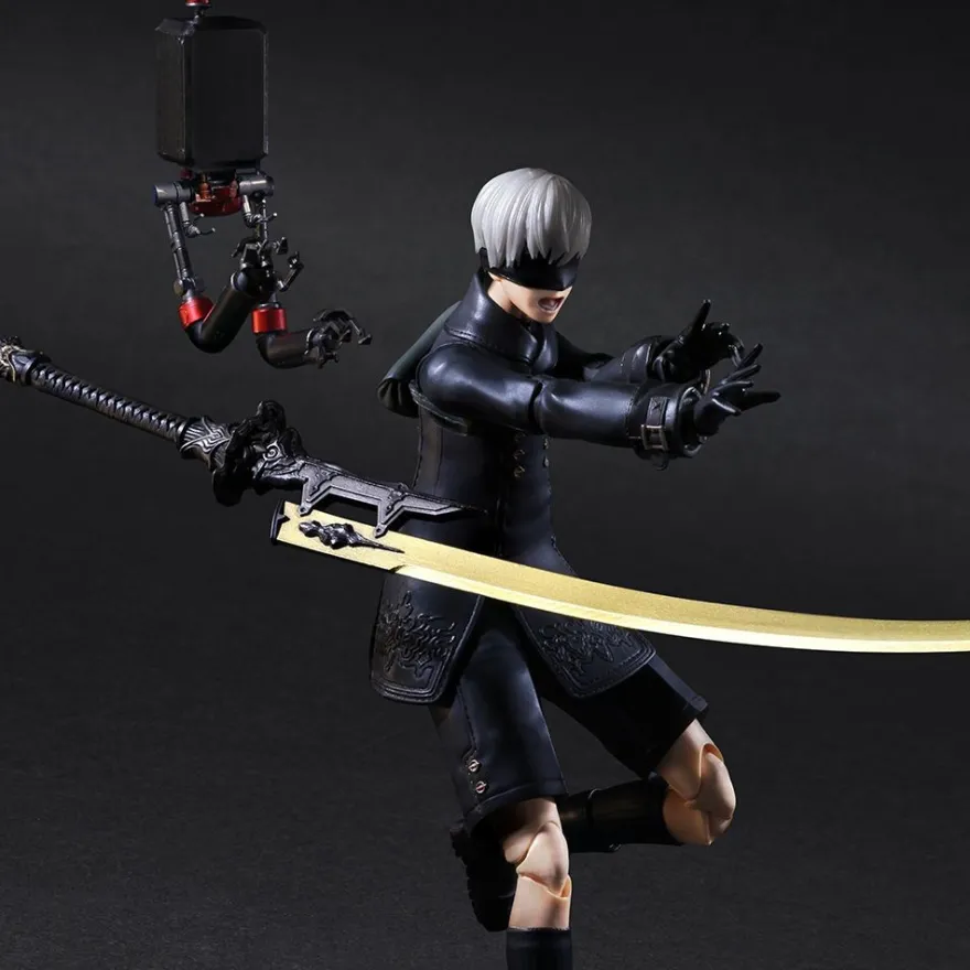 NieR Automata Play Arts Kai Actionfigur 9S (YORHA NO.9 TYPE S) Deluxe Version