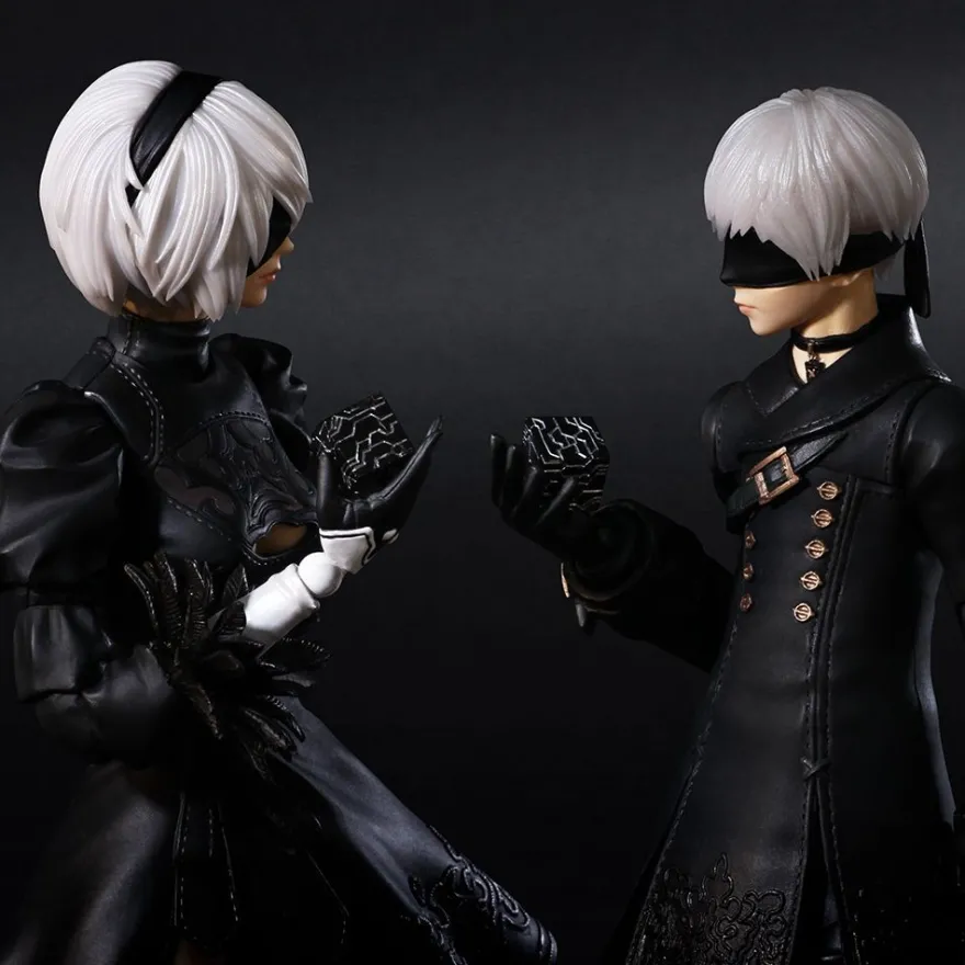 NieR Automata Play Arts Kai Actionfigur 9S (YORHA NO.9 TYPE S) Deluxe Version