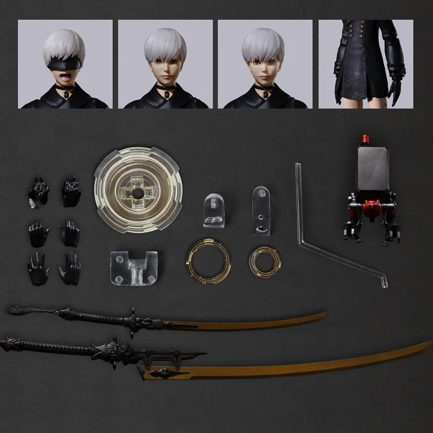 NieR Automata Play Arts Kai Actionfigur 9S (YORHA NO.9 TYPE S) Deluxe Version