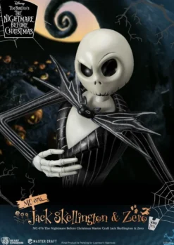 Nightmare before Christmas Master Craft Statue Jack Skellington & Zero 39 cm