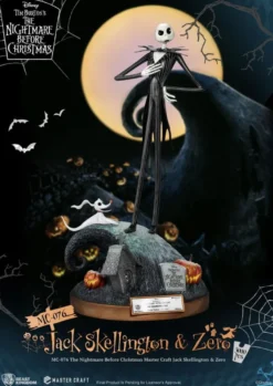 Nightmare before Christmas Master Craft Statue Jack Skellington & Zero 39 cm