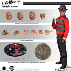 Nightmare On Elm Street Actionfigur 1/12 Freddy Krueger 17 cm