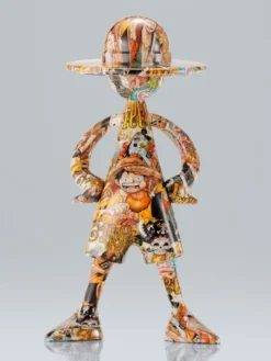 One Piece 1000 Logs Anniversary Luffy's ArtCanvas Figur 1/8 Luffy 22 cm