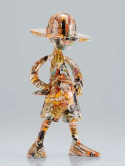 One Piece 1000 Logs Anniversary Luffy's ArtCanvas Figur 1/8 Luffy 22 cm