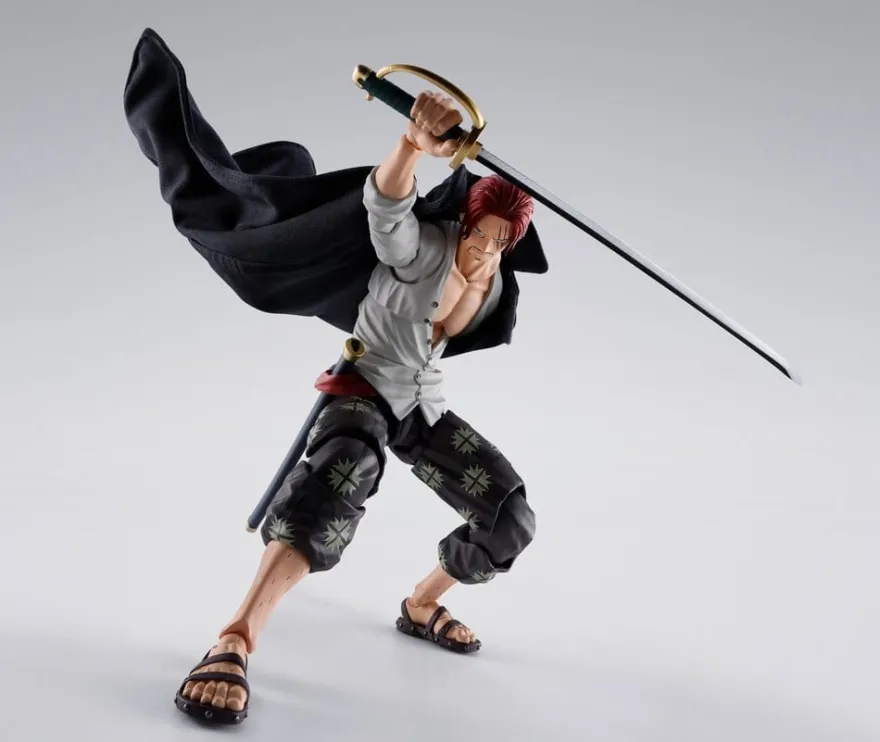 One Piece S.H.Figuarts Actionfigur Shanks -Marineford- 17 cm