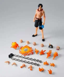 One Piece S.H. Figuarts Actionfigur Portgas D. Ace -Marineford- 16 cm