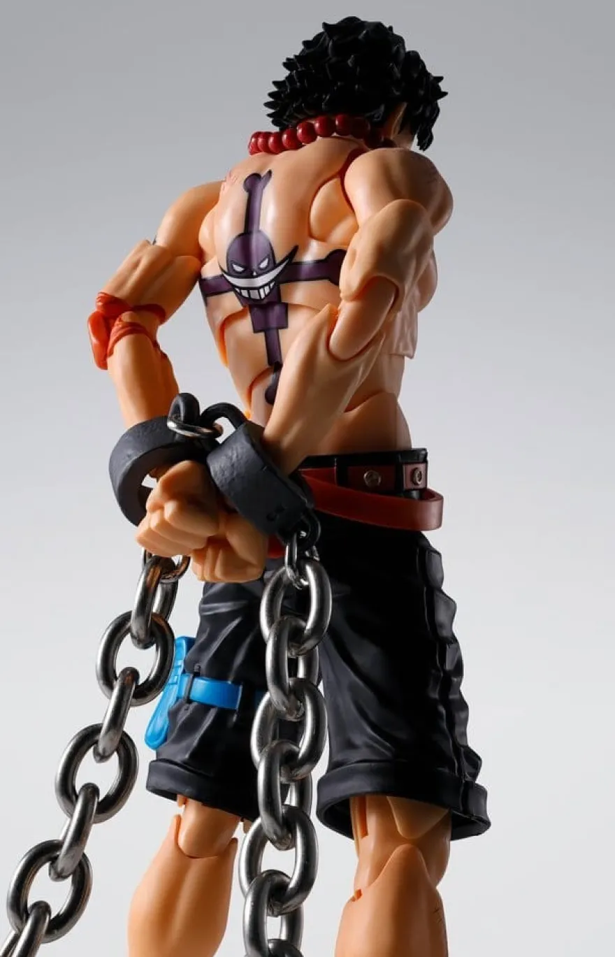 One Piece S.H. Figuarts Actionfigur Portgas D. Ace -Marineford- 16 cm