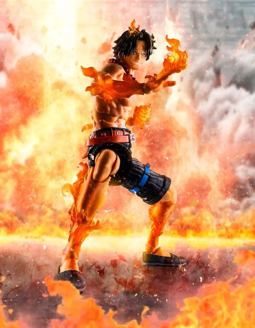 One Piece S.H. Figuarts Actionfigur Portgas D. Ace -Marineford- 16 cm