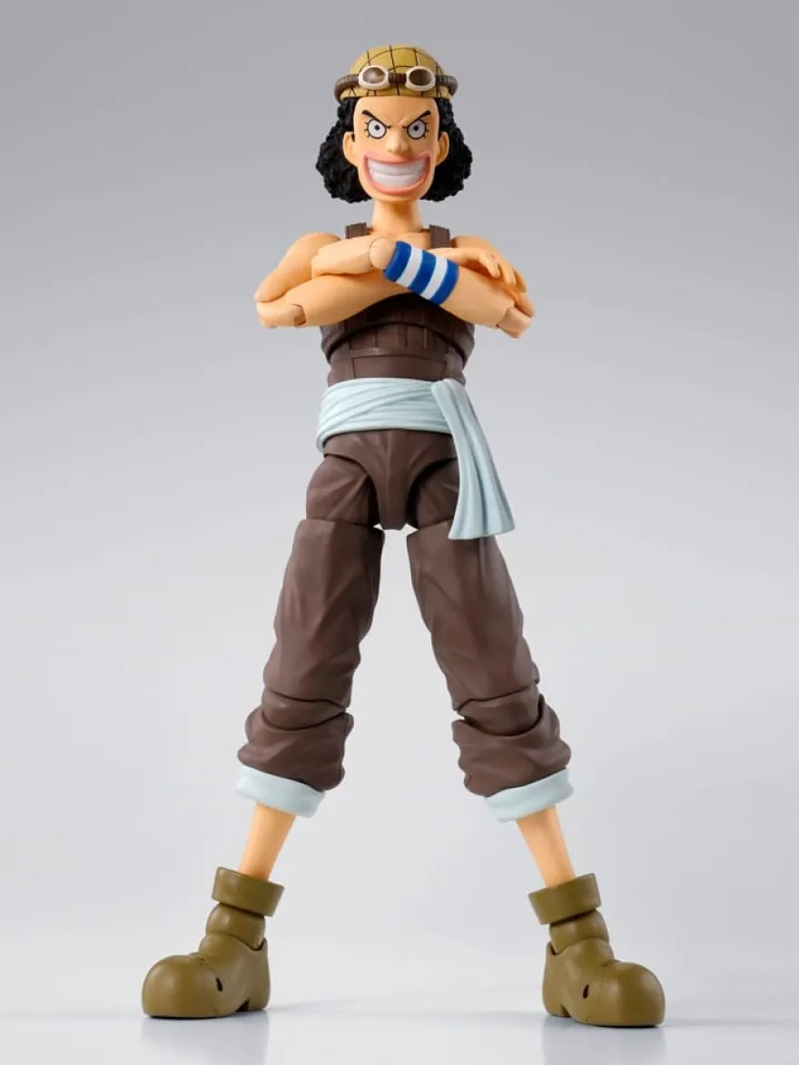 One Piece S.H.Figuarts Actionfigur Usopp Romance Dawn Ver. 15 cm